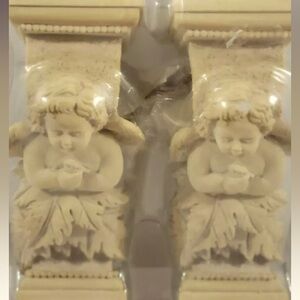 New Natural Xpressions Decorative Cherub Angel Sconces (14600)